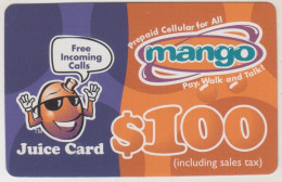 ZIMBABWE - Mango Juice Card 100, Z$100, Exp.date  09/04/2002, Used - Zimbabwe