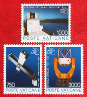 100 Jahre Vatikanische Sternwarte 1991 Mi 1040-1042 Yv 908-910 POSTFRIS / MNH / ** VATICANO VATICAN VATICAAN - Unused Stamps