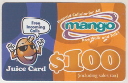 ZIMBABWE - Mango Juice Card 100, Z$100, Exp.date  11/04/2003, Used - Simbabwe