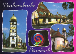 BARNBACH, VOITSBERG, STYRIA, MULTIPLE VIEWS, CHURCH, TOWER WITH CLOCK, AUSTRIA, POSTCARD - Voitsberg