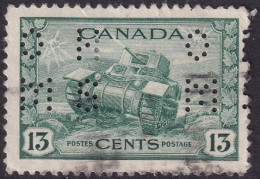 Canada 1942 Sc O9-258  Official OHMS Perfin Used - Perfins