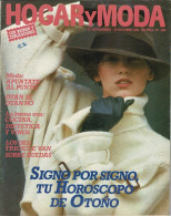 Revista Hogar Y Moda No. 1988. Octubre 1984 + Patrones - Zonder Classificatie