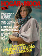 Revista Hogar Y Moda No. 1934. Noviembre 1982 + Patrones - Zonder Classificatie