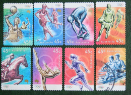 8 Values Olympic Games Sport 2000 (Mi 1961-1970 Yv -) Used Gebruikt Oblitere Australia Australien Australie - Used Stamps