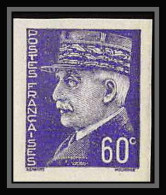 France N°509 Marechal Petain Non Dentelé ** MNH (Imperf) - 1941-1950