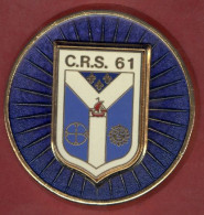 ** MEDAILLE  C. R. S.  61 ** - Polizei