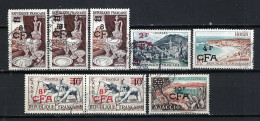 REUNION 1953-54: Lot D'obl. Petit Prix - Used Stamps