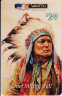 TARJETA DE ESTADOS UNIDOS DE CHIEF SITTING BULL (AMERIVOX) - Amerivox