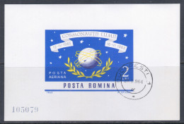 Romania 1964 Mi# Block 56 Used - Astronauts And Cosmonauts / Space - Europe