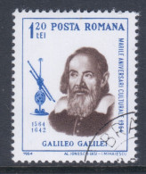 Romania 1964 Mi# 2292 Used - Short Set - Galileo Galilei / Space - Europa