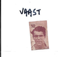 EA23 - VIGNETTE ATHLETIC - FOOTBALL - ERNEST VAAST - FORMAT 1.8 X 3 CM - Andere & Zonder Classificatie