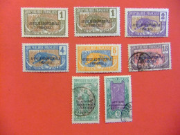 56 MOYEN CONGO 1924 /sellos De1907 - 22 SOBRECARGADOS AFRIQUE EQUATORIALE FRANCAISE /YVERT MH FU - Gebruikt