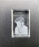 JOHNNY HALLYDAY FEVE EN VERRE - AUTRE MODELE - FEVE BRILLANTE - Characters