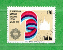 ITALIA ° - 1979 - MACCHINE UTENSILI. Lire 170 .  Unif. 1468.   Usato, - 1971-80: Usati