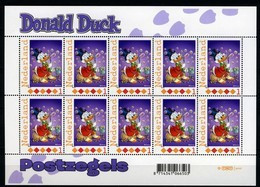 Nederland Pay Bas Olanda Netherlands 2010, Donald Duck Scrooge McDuck Dagobert Duck **, MNH, S/S - Ongebruikt