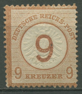 Deutsches Reich 1874 Adler Mit Aufdruck 30 Mit Falz - Ungebraucht