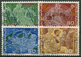 Liechtenstein 1969 Naturwissenschaften 508/11 Gestempelt - Gebruikt