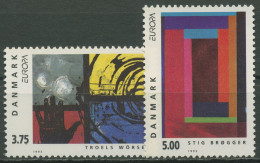 Dänemark 1993 Europa CEPT Zeitgenössische Kunst Gemälde 1052/53 Postfrisch - Nuevos