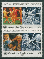 UNO Wien 1987 Kampf Gegen Drogen Fußballspieler 71/72 Postfrisch - Unused Stamps