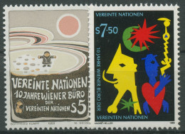 UNO Wien 1989 10 Jahre Wiener Büro Gemälde 94/95 Postfrisch - Unused Stamps