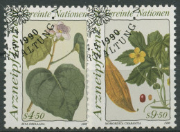 UNO Wien 1990 Pflanzen Heilpflanzen 102/03 Gestempelt - Used Stamps