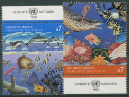 UNO Wien 1992 Umweltschutz Saubere Meere Fische 127/28 Gestempelt - Oblitérés