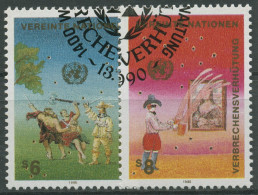 UNO Wien 1990 Verbrechensverhütung Starftaten 106/07 Gestempelt - Used Stamps