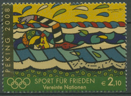 UNO Wien 2008 Olympische Sommerspiele Peking 547 Blockeinzelmarke Postfrisch - Unused Stamps