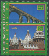 UNO Wien 2000 UNESCO Spanien Aquädukt Palais Güell 317/18 Postfrisch - Ungebraucht