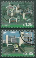 UNO Wien 2011 UNO-Gebäude Wien Zeichnungen 689/90 Gestempelt - Usati