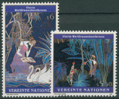 UNO Wien 1995 Weltfrauenkonferenz Gemälde 188/89 Postfrisch - Unused Stamps