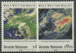 UNO Wien 1989 Meteorologie Wetterwacht Satellitenbilder 92/93 Postfrisch - Unused Stamps