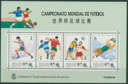 Macau 1994 Fußball-WM USA Block 27 Postfrisch (C6874) - Blocks & Sheetlets