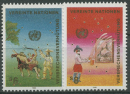 UNO Wien 1990 Verbrechensverhütung Starftaten 106/07 Postfrisch - Unused Stamps