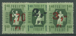 Ungarn 1953 Paketmarken Landwirtschaft PA 1/3 Postfrisch - Pacchi Postali