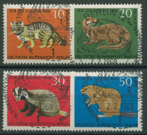 Berlin 1968 Jugend: Bedrohte Tiere 316/19 Mit TOP-ESST-Stempel - Used Stamps