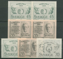 Schweden 1969 Nobelpreisträger 662/64 Postfrisch - Unused Stamps