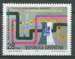 Argentinien 1976 Industrie Petrochemie Fabrik 1285 Postfrisch - Unused Stamps