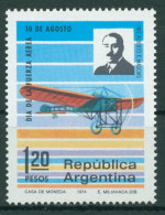 Argentinien 1974 Tag Der Luftwaffe Flugzeug 1189 Postfrisch - Unused Stamps