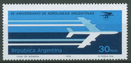 Argentinien 1976 Luftfahrtgesellschaft "Aerolines" Flugzeug 1269 Postfrisch - Unused Stamps