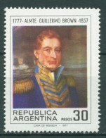 Argentinien 1977 Persönlichkeiten Admiral G.Brown 1311 Postfrisch - Unused Stamps