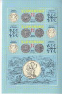 2014 Slovakia Saint Matheus Coins Miniature Sheet Of 3 MNH  @ BELOW FACE VALUE - Unused Stamps