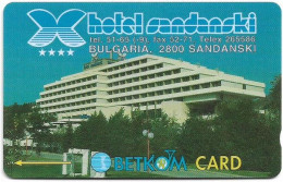 Bulgaria - Betkom (GPT) - Hotels - Sandanski - 40BULH - 07.1996, 30.000ex, Used - Bulgarie