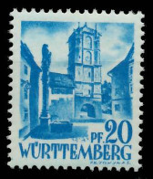 FZ WÜRTTEMBERG 1. AUSGABE SPEZIALISIERT Nr 7yvI X81B0C2 - Württemberg