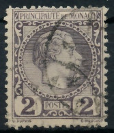 MONACO 1885 Nr 2 Gestempelt X3AD7AE - Andere & Zonder Classificatie