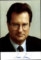 CPA Politiker Klaus Kinkel, Porträt, Autogramm - Figuren