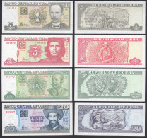 Kuba - Cuba - 4 Stück Banknoten Aus 2004-2007 UNC    (31951 - Sonstige – Amerika