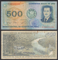 Peru 500 Soles De Oro Banknote 1976 F (4) Pick 115     (31955 - Sonstige – Amerika