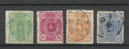 FINLAND FINNLAND 1885 Michel 20 - 23 O - Usados