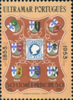 360732 MNH SANTO TOME Y PRINCIPE 1953 ESCUDOS - St. Thomas & Prince